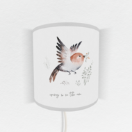 wandlamp bosdieren forest friends vogeltje