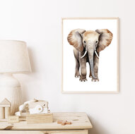 poster safari olifant