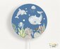 wandlamp rond under the sea blauw_