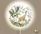 wandlamp rond jungle monkey giraf/olifant_